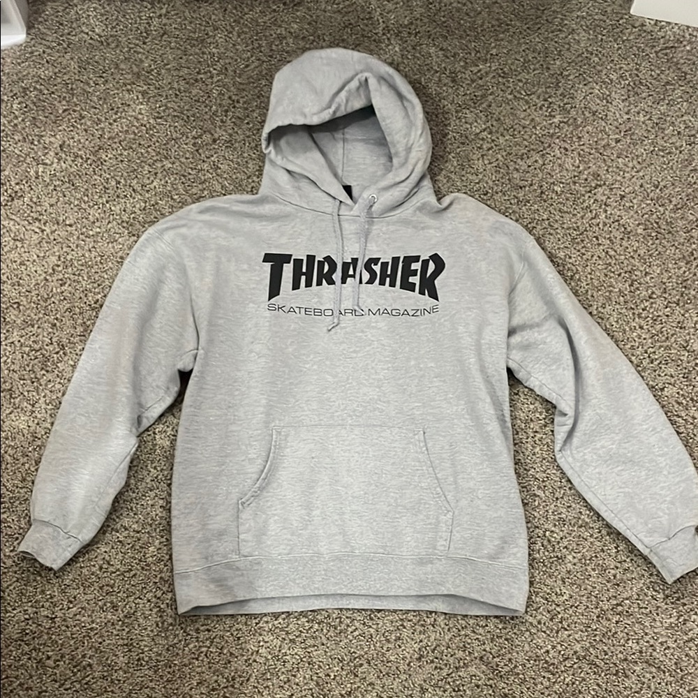 Thrasher Grey Hoodie